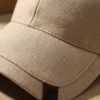 Boné de baseball masculino twill ajustável com bordado subtil