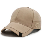 Boné de baseball masculino twill ajustável com bordado subtil
