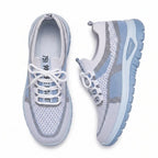 Sapatilhas slip on elásticas respiráveis para uso diário casual