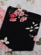 Camisa floral masculina manga curta com botões estampado vibrante