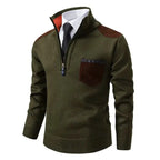 Camisola caxemira masculina de corte confortável e design atemporal