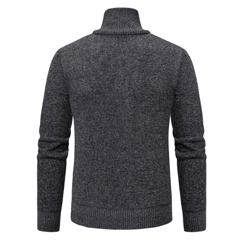 Camisola caxemira masculina de corte confortável e design atemporal