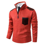 Camisola caxemira masculina de corte confortável e design atemporal