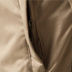 Bomber jacket homem resistente ao vento com fecho zip corte slim
