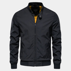 Bomber jacket homem corta-vento com fecho de correr