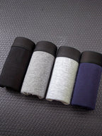 Cueca boxer homem algodão stretch pack de 4 unidades