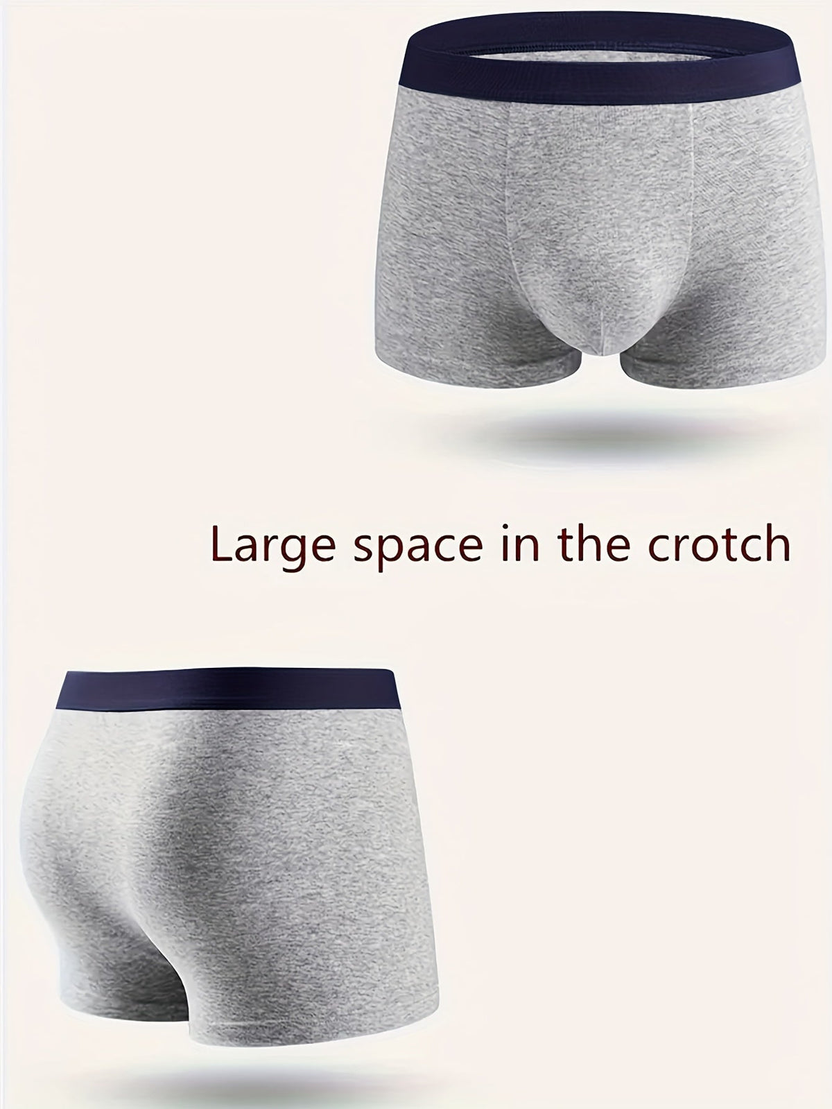 Cueca boxer homem algodão stretch pack de 4 unidades