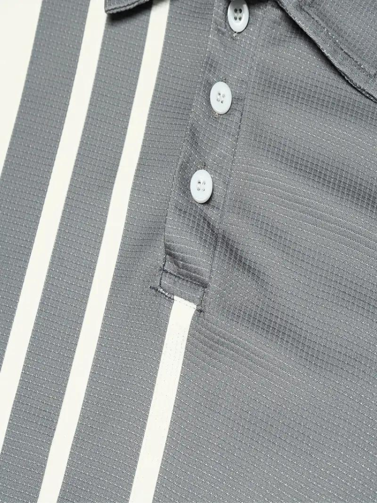 Polo de manga curta para homem respirável em várias cores