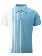 Polo de manga curta para homem respirável em várias cores