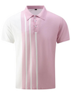 Polo de manga curta para homem respirável em várias cores