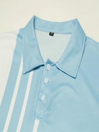 Polo de manga curta para homem respirável em várias cores