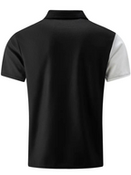 Polo de manga curta para homem respirável em várias cores