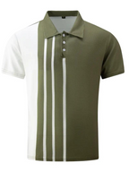 Polo de manga curta para homem respirável em várias cores