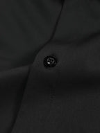 Camisa masculina slim fit sem passar a ferro com botões e colarinho estruturado