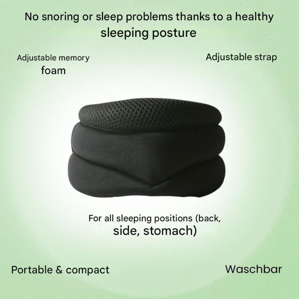 Colar cervical ajustável com fecho por velcro para uso diário em interior
