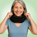 Colar cervical ajustável com fecho por velcro para uso diário em interior