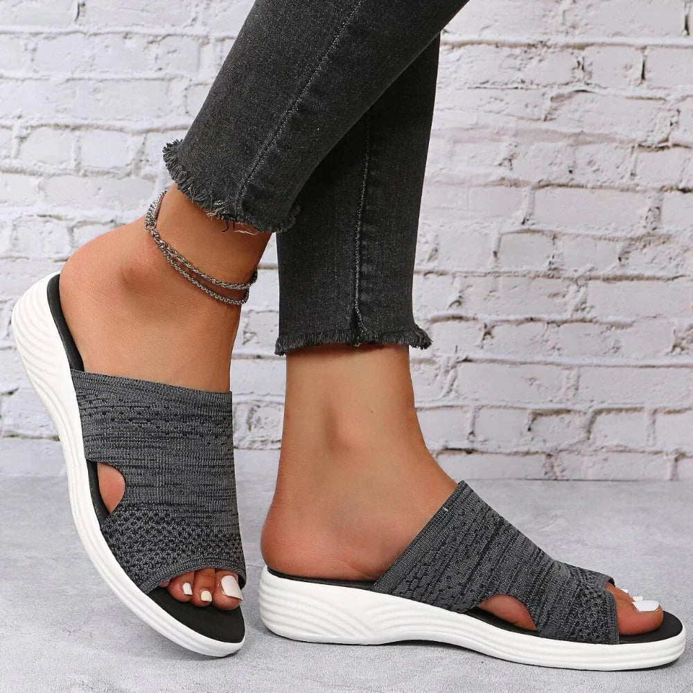 Sandálias Ortopédicas Femininas | Suporte e Conforto | Couro