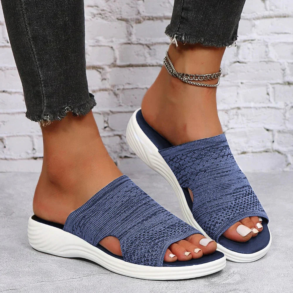 Sandálias Ortopédicas Femininas | Suporte e Conforto | Couro