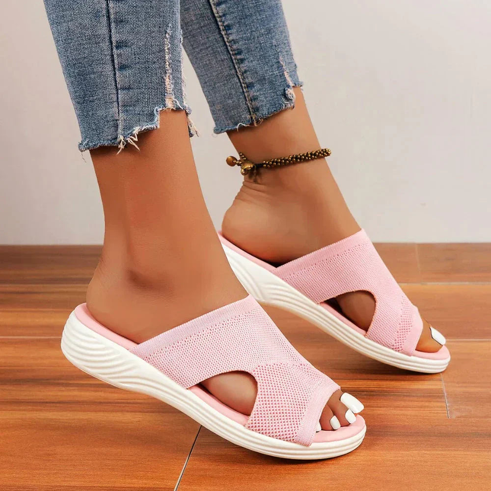 Sandálias Ortopédicas Femininas | Suporte e Conforto | Couro