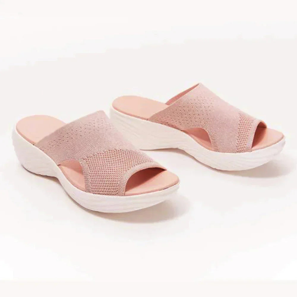 Sandálias Ortopédicas Femininas | Suporte e Conforto | Couro