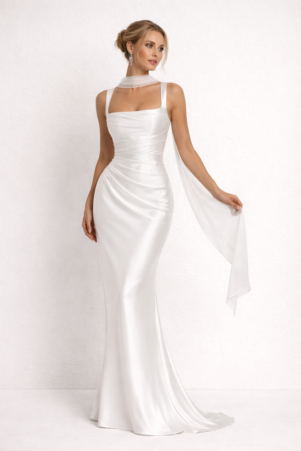 Vestido longo tomara que caia slim feminino ombros descobertos