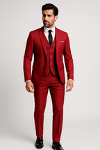 Fato homem 3 peças slim fit formal com casaco colete e calças
