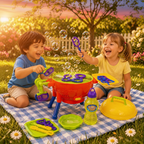 Máquina de bolhas BBQ brinquedo interativo elétrico para crianças exterior