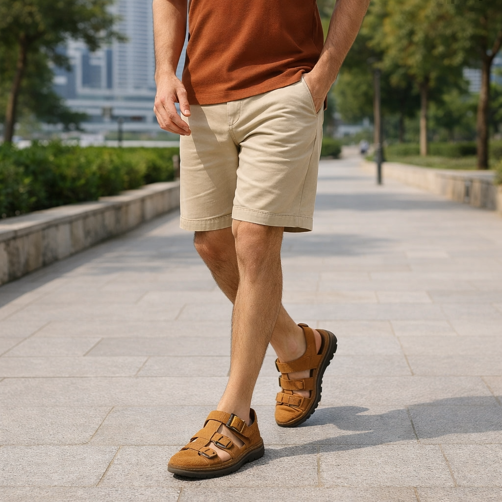 Emko - Sandálias masculinas de verão - Leves e confortáveis