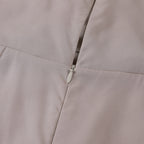 Vestido longo feminino decote cruzado com fenda lateral