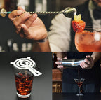 Kit de bartender profissional 23 peças com coqueteleira em aço inox