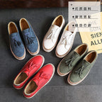 Women slip on walking shoes cushioned with perforated breathable upper