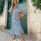 Vestido feminino edição limitada primavera verão leve e elegante