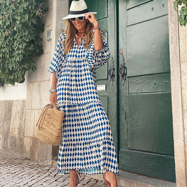 Vestido feminino edição limitada primavera verão leve e elegante