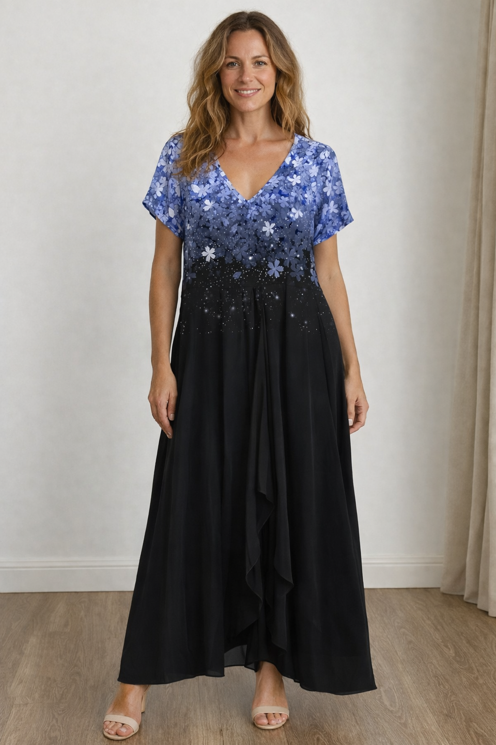 Vestido Envolvente Floral Verão | Corte Solto, Confortável