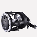 Carretilha de pesca freshwater perfil baixo com freio estrela e sistema multi-rolamentos