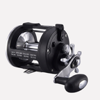 Carretilha de pesca freshwater perfil baixo com freio estrela e sistema multi-rolamentos