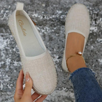 Alpargatas femininas slip on com sola de esparto tradicional