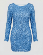Vestido cocktail costas abertas corte justo feminino elegante