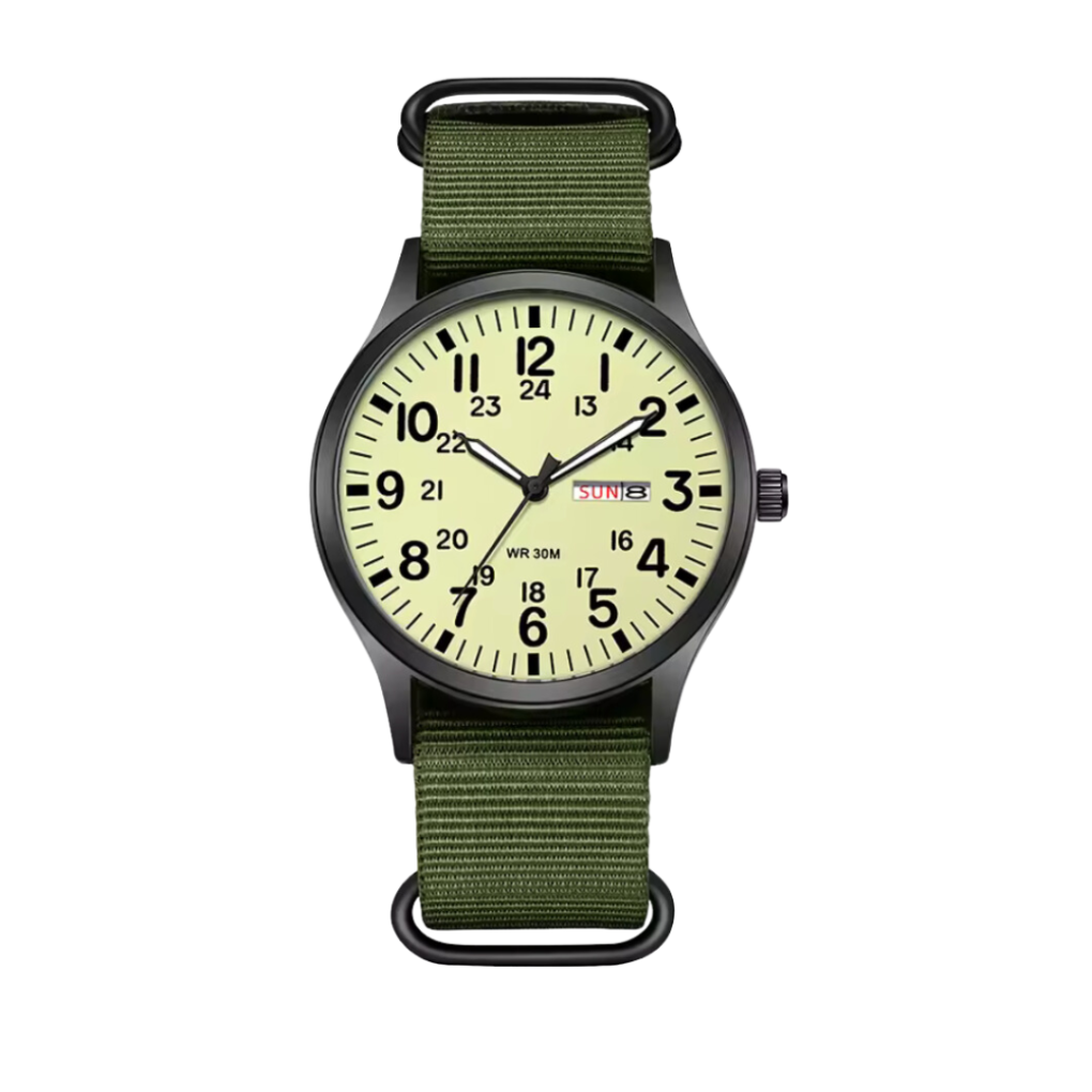 Relógio militar masculino outdoor resistente à água com mostrador luminoso