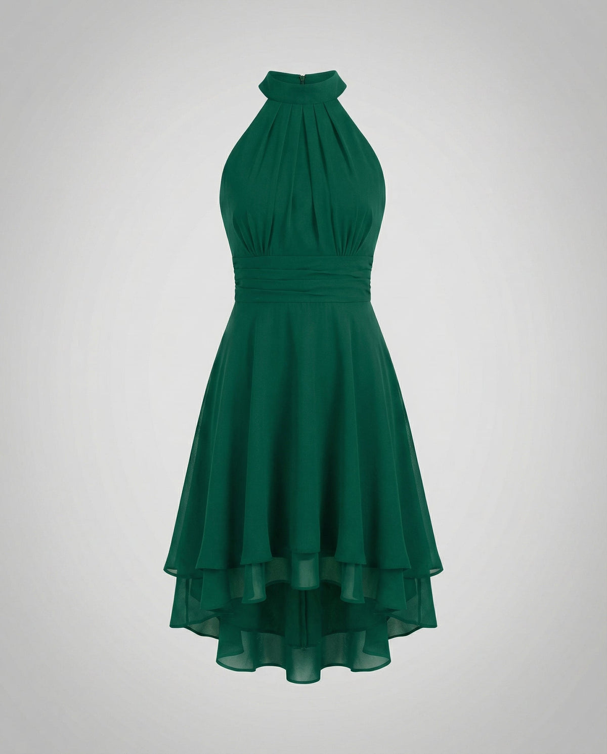 Vestido feminino com babados mini leve e elegante