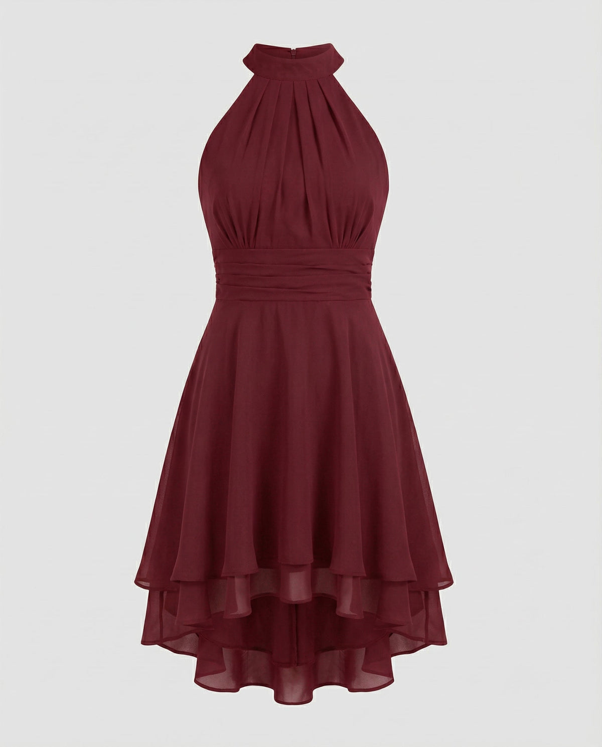 Vestido feminino com babados mini leve e elegante