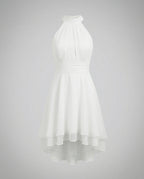 Vestido feminino com babados mini leve e elegante