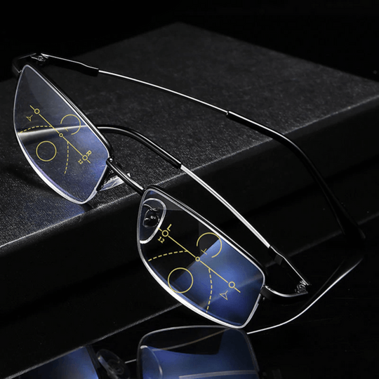 Óculos progressivos inteligentes multifocal com filtro de luz azul e proteção UV