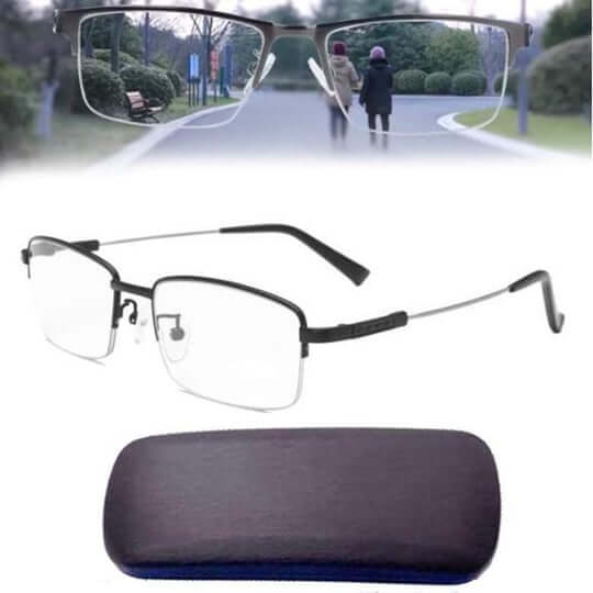 Óculos progressivos inteligentes multifocal com filtro de luz azul e proteção UV