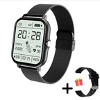 Smartwatch Bluetooth com ecrã HD 1.83 monitoramento de saúde frequência cardíaca
