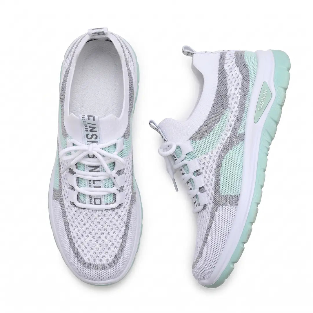 Sapatilhas slip on elásticas respiráveis para uso diário casual