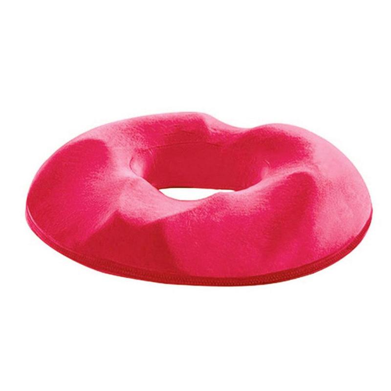 Almofada ortopédica para hemorroidas e cóccix em memory foam formato donut