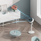 Ventilador de mesa e pé com altura ajustável e oscilação 3D