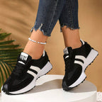 Women orthopedic trainers lightweight lace up cushioned sole flexible upper