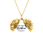Colar feminino com pingente de sol delicado, banhado a ouro, acabamento brilhante